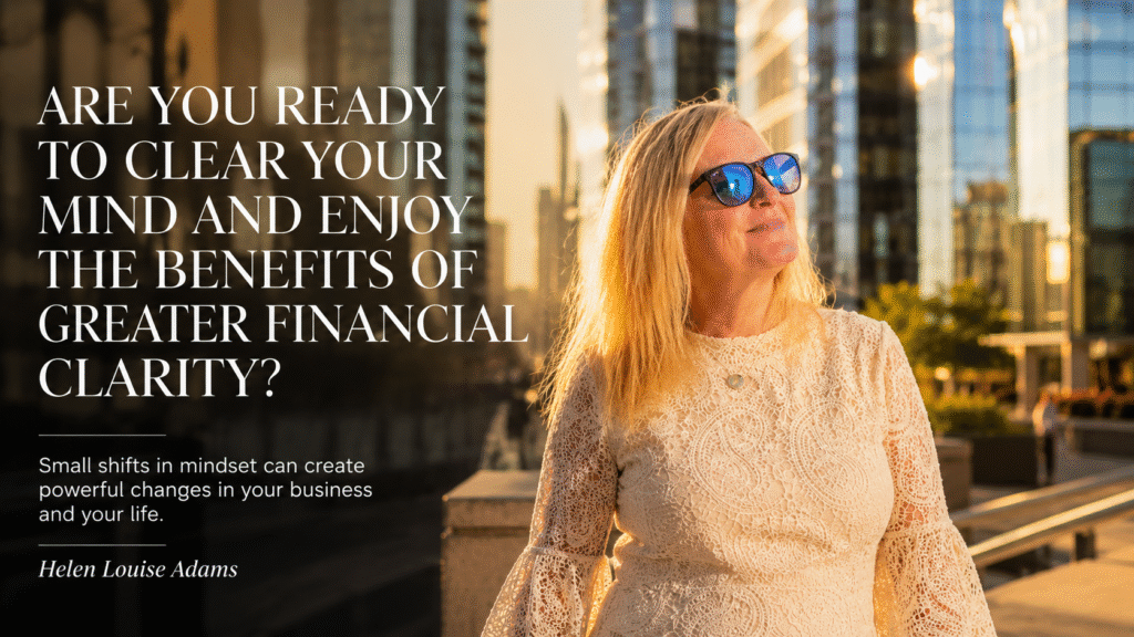 Helen Louise Adams representing confidence, financial clarity and personal transformation for Manchester business owners.