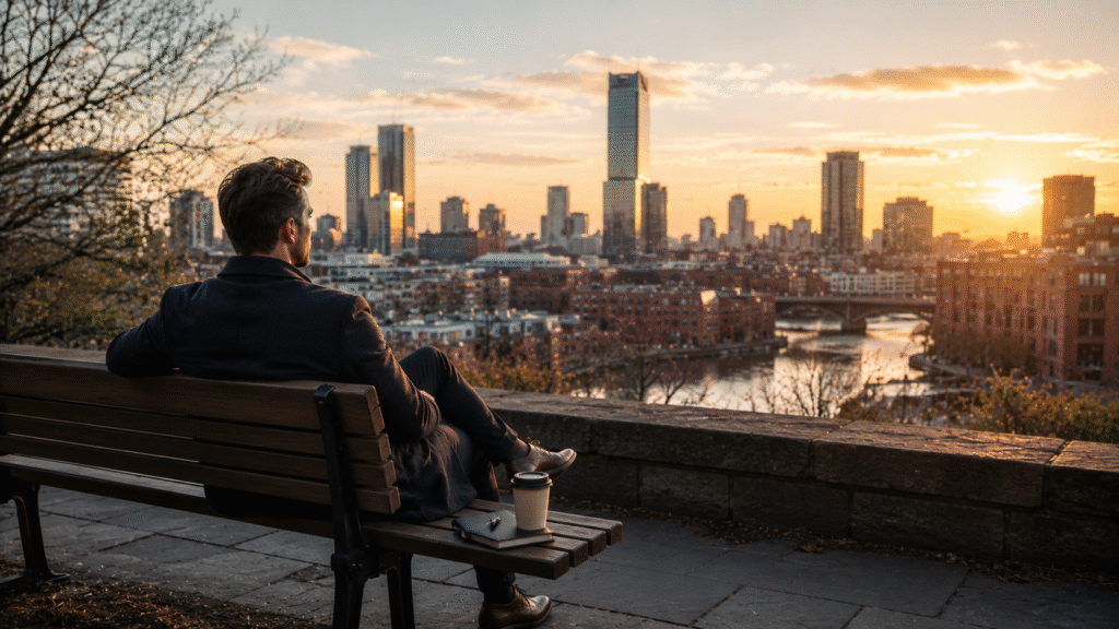 Manchester entrepreneur taking quiet reflection time to develop intuition, mental clarity and better business decision-making.